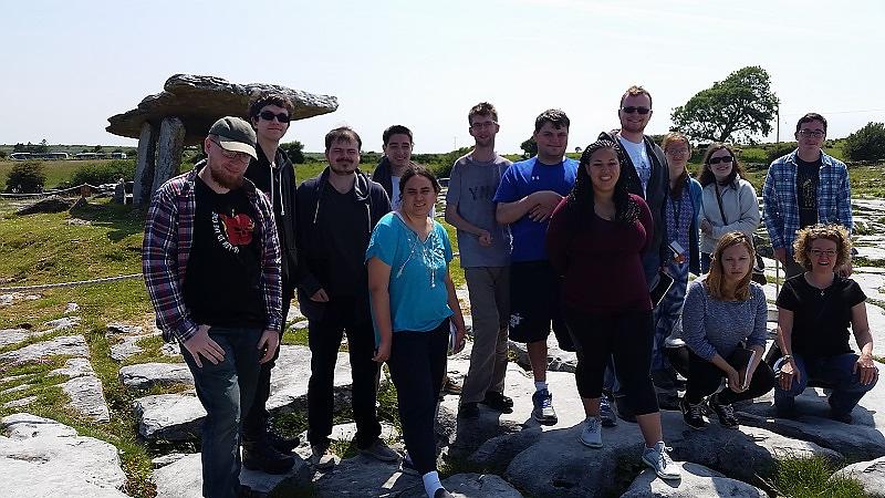 our group at the dolmen